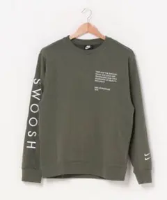 Nike スウッシュロゴ スウェット Mサイズ オリーブグリーン