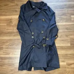 B:MING by BEAMS ネイビー ダブルブレスト トレンチコート