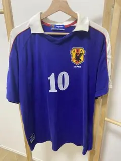 adidas 日本代表ユニフォーム 1997年 炎 名波浩 10番 XL - メルカリ