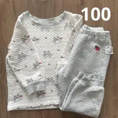 ユニクロ　キルトパジャマ　100 ノンタン