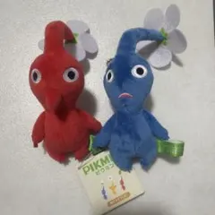 ピクミン ぬいぐるみ 赤と青 花付き
