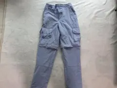 アディダス ゴルフ キッズ 2WAY カーゴパンツ 変換ショーツ付 ブルー