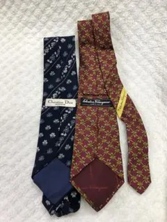 Christian Dior Salvatore Ferragamo ネクタイ