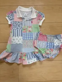 ラルフローレン　ポロワンピース　インナーパンツ付き80㎝　女の子