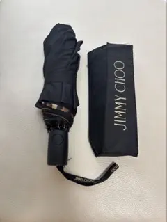 JIMMY CHOO ジミーチュウ 折りたたみ傘 レオパード　ブラックのサムネイル
