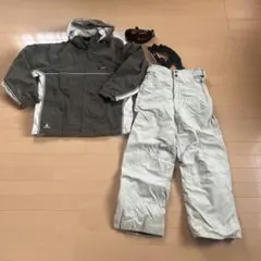 Difender スノーボードウェア 上下セット　カーキ　ゴーグル付き