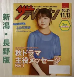 ザテレビジョン 上白石萌音 石原さとみ 原菜乃華 高橋文哉 山田涼介 松田元太
