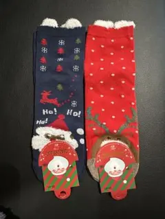 クリスマスソックス 35-41 （22.5-25.5）2足セット