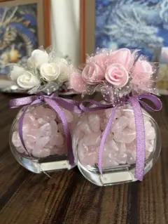 天然石　ローズクォーツ　セット