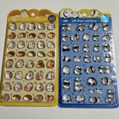 韓国 NEKONI ボンボンドロップシール 3D 立体シール パンダ　ハリネズミ