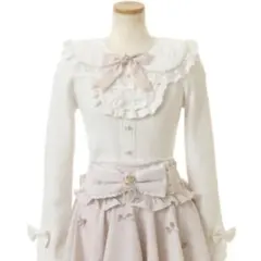 LIZLISA 襟付スクエアリブニットトップス　リズリサのサムネイル