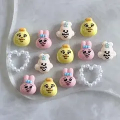 【 新品 】大人気❣️ おぱんちゅ んぽちゃむ きみまろ おぱ ネイルパーツ