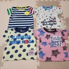90cm　Tシャツおまとめ売り　保育園　半袖　トップス　夏