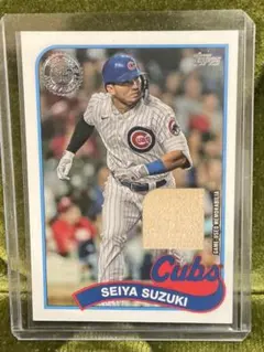 鈴木誠也 カード 1989 TOPPS BASEBALL RELIC バット封入