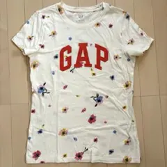 GAP 【美品】半袖Tシャツ 黄色系 花柄 M レディースのサムネイル
