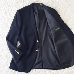 美品 大きいサイズ44L ラルフローレン 紺ブレ テーラードジャケット メンズ