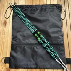 ナップサック パラコード ピンク 無地 ワンショルダー Y2K グランジ