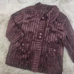 ​美品 Leilian ハーフコート 大きいサイズ ボルドー 日本製 希少