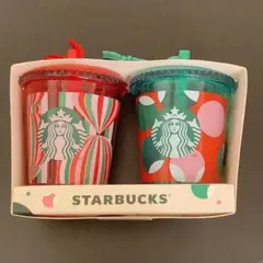 スターバックス　オーナメント　クリスマスカップ 2個セット