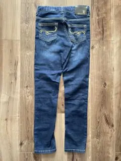 サムシング　イエローのステッチが可愛いガールズデニム