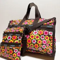 美品 レスポートサック ボストンバッグ ショルダーバッグ フラワー 2点セット