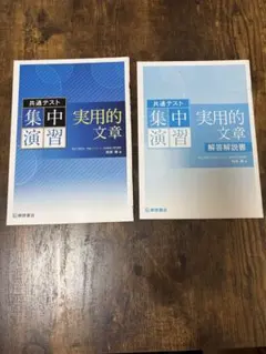 共通テスト集中演習 実用的文章 解答付き