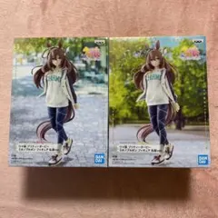 ウマ娘　ナムコ限定　ミホノブルボンフィギュア　通常&笑顔セット
