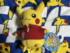 ポケモンセンター 岡山限定 モモンのみだいすきピカチュウ ぬいぐるみ