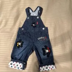 ミキハウス　DOUBLE.B デニムオーバーオール
