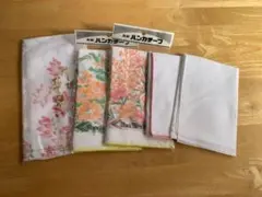 新品未使用 ガーゼ手ぬぐい＆ガーゼハンカチ5枚セット
