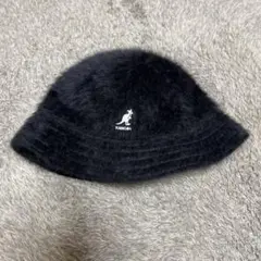 KANGOL ブラック バケットハット ウール