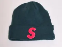 極美品　Supreme NewEra Sつの ビーニー黒 2025年最新】Supreme New Era S Logo Beanieの人気アイテム