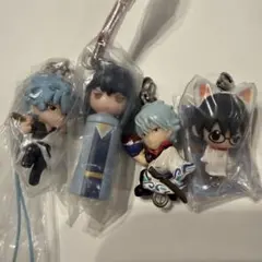 銀魂　フィギュア　ストラップ　4個セット　まとめ売り