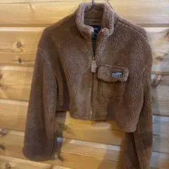 Bershka ブラウン クロップドジャケット S