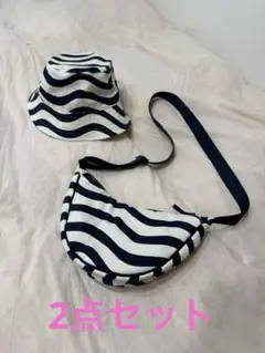 ユニクロ　マリメッコ　ショルダーバッグ　帽子　2点セット