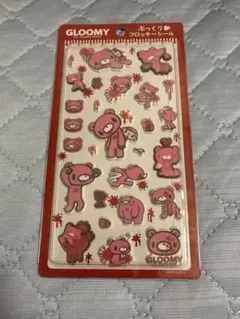 グルーミー　GLOOMY ぷっくりフロッキーシール