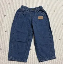 しまむら アクレ Akure‪‪ yuriコラボ デニムパンツ 80