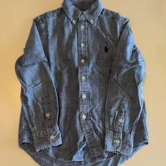 Ralph Lauren　デニム 長袖シャツ S(8) 130 140