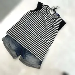 バーバリーブルーレーベル 上下セット　デニムと半袖　Mのサムネイル
