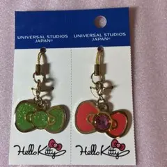 ユニバーサルスタジオジャパン ハローキティ リボンキーホルダー　 2個セット