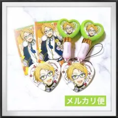 新品☆ あんスタ スタフォニ 4th 真 ペンラ チャーム 缶バッジ カード