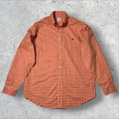 【最高級綿】ブルックスブラザーズ BD長袖シャツ ノンアイロン チェックシャツ