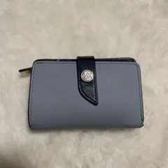 MICHAEL KORS ブルーグレー 二つ折り財布