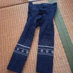 雪の結晶柄 ベビーレギンスのサムネイル