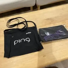 PING ショルダーバッグとポーチセット