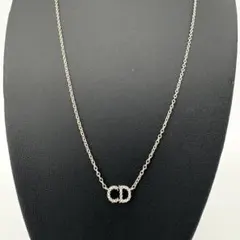 美品 ディオール ネックレス クレールディーリュヌ ラインストーン CDロゴ