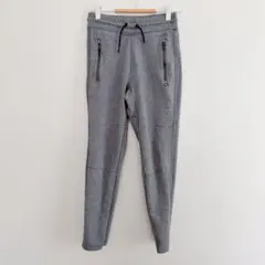 【GAP】テーパードパンツ ジョガー 無地 S 灰色 綿 スポーツ 海外古着