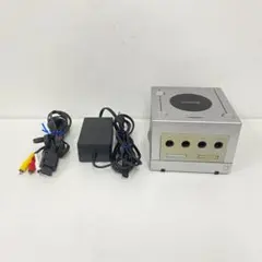 GAMECUBE シルバー 本体 電源 AVケーブル 付き 任天堂 ニンテンドー