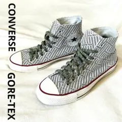 CONVERSE コンバース テキスト総柄 ハイカット スニーカー 26cm