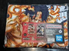 【一番くじ】　ワンピース　カードゲーム　B賞 カードデザインブランケット　エース